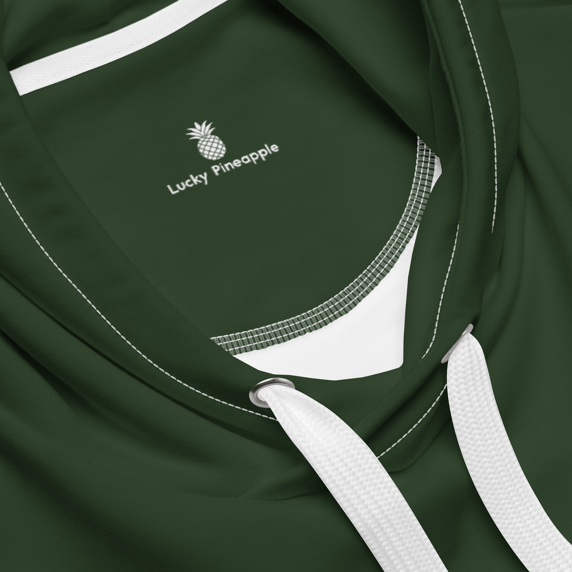 Colorado Pine Green Solid Color Eco Friendly Pullover Unisex Hoodie product image (4)