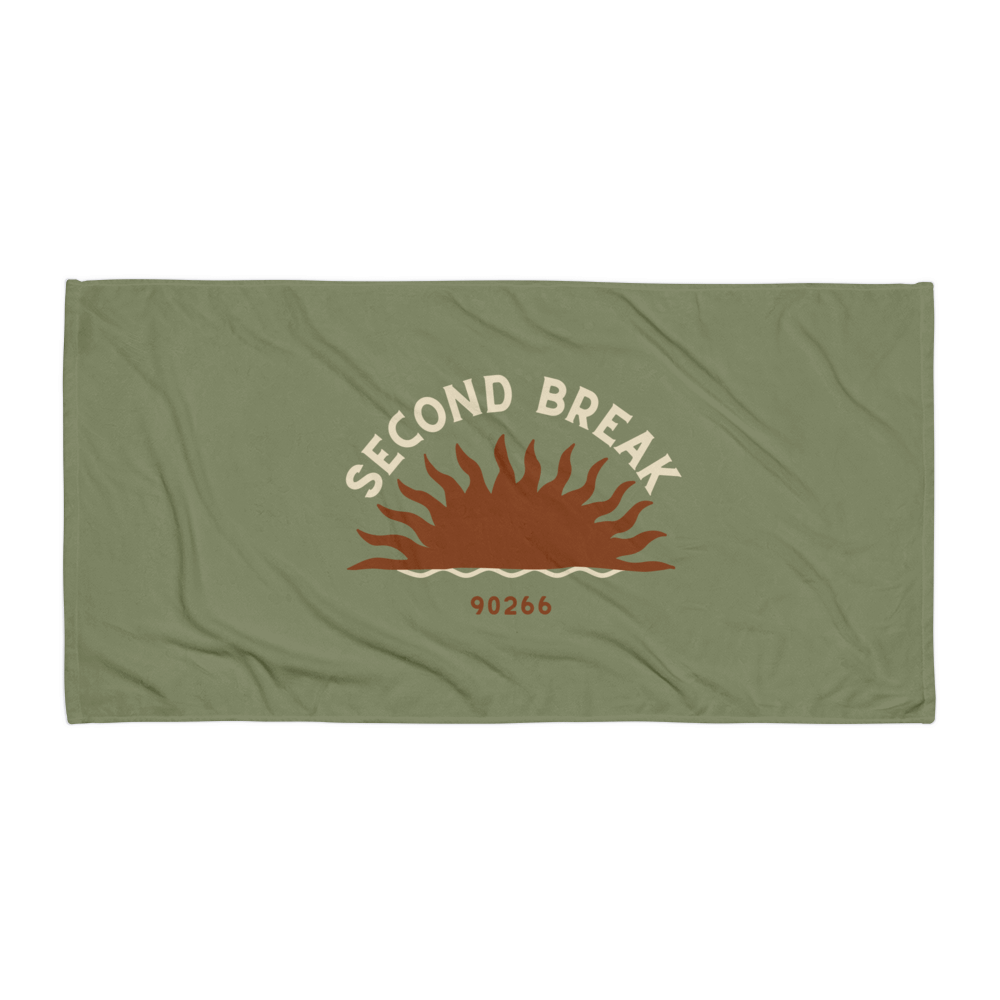 Second Break Beach Towel – South Bay Sand-Ready product image (1)
