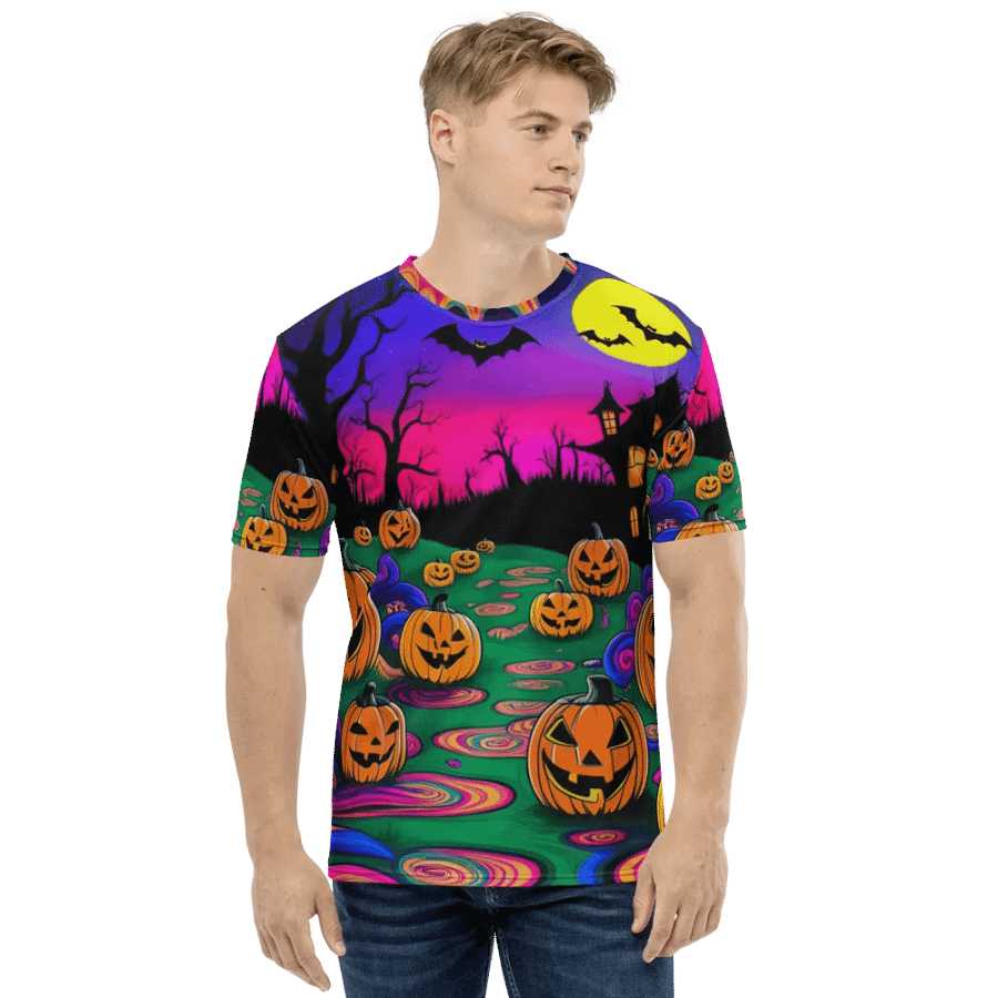 Haunted Pumpkins Habitat T Shirt product image (4)
