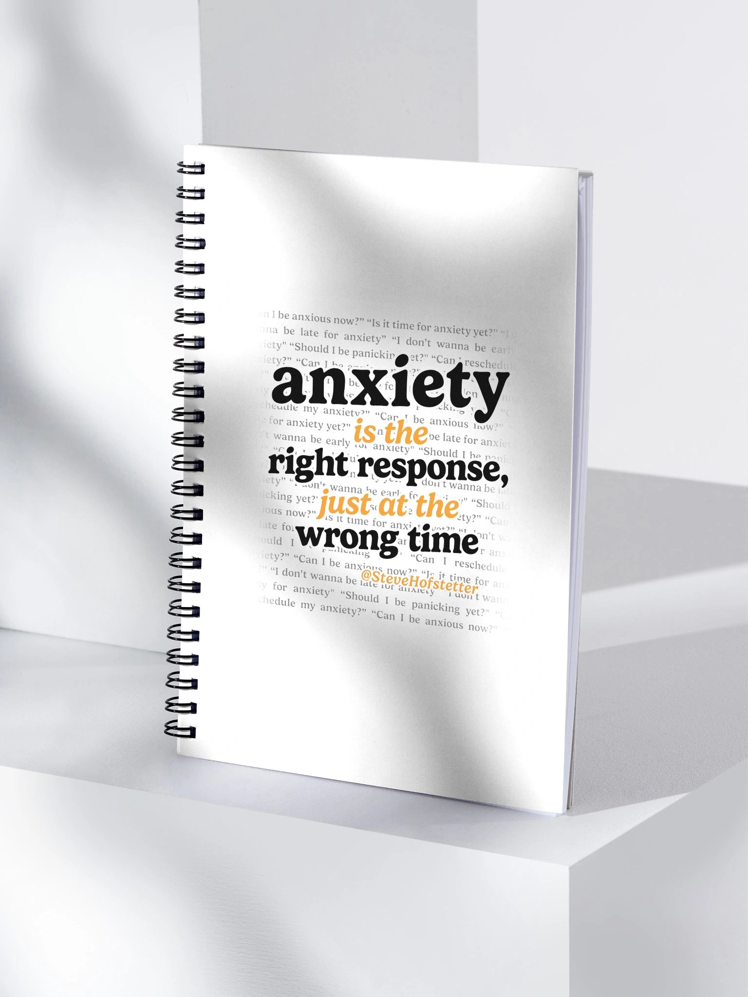 Anxiety Notebook product image (4)