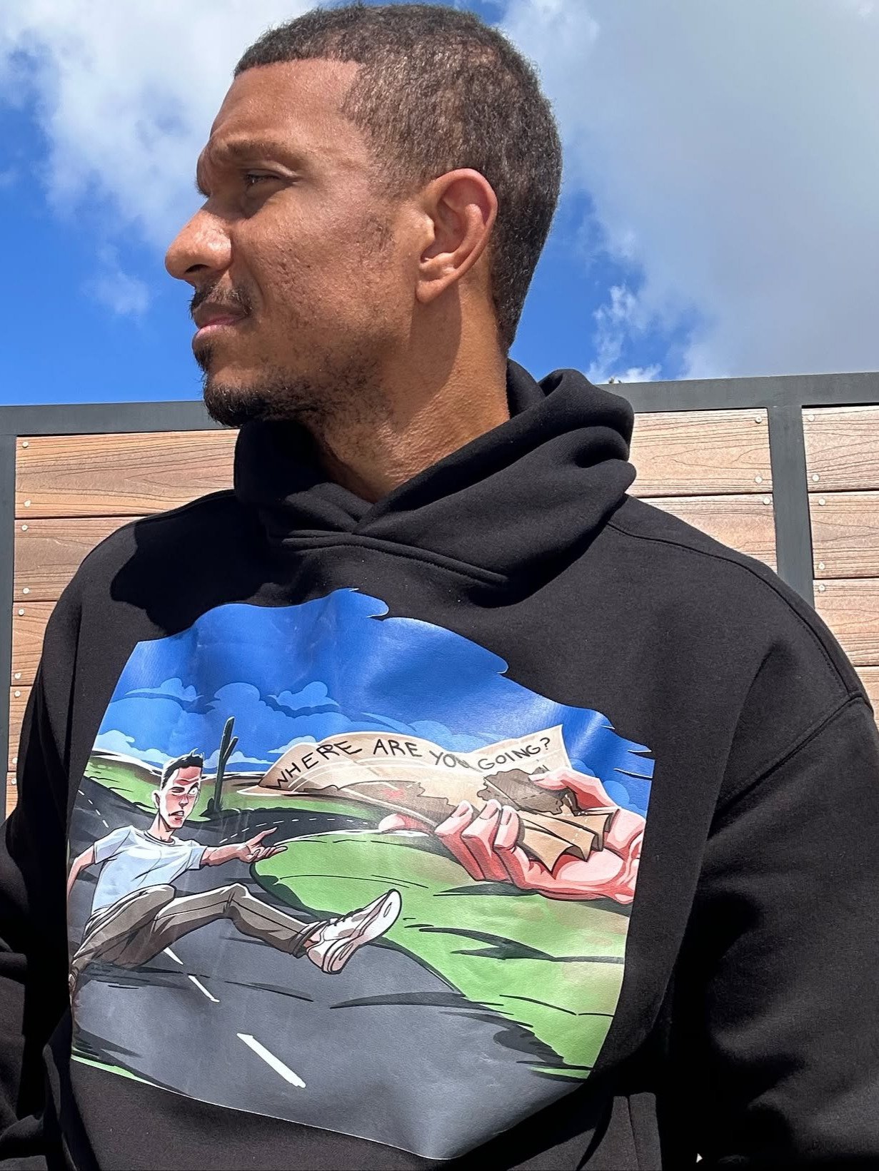 Give That Guy a Map Hoodie product image (1)