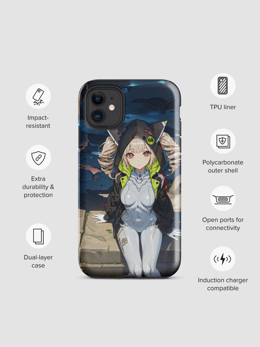 Hardened iPhone Case - Shiro (Tower of Fantasy) product image (3)