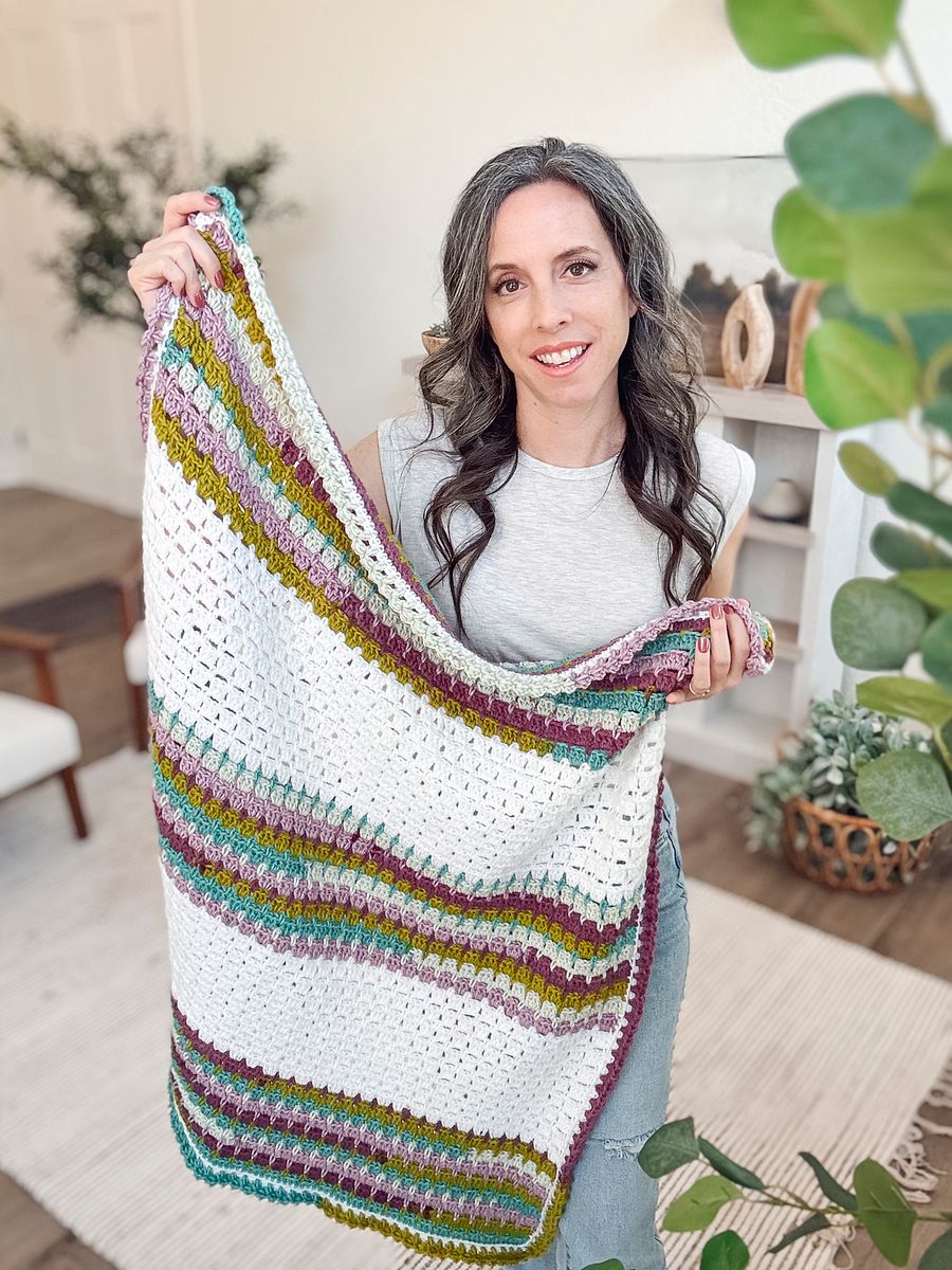 Block Stitch Crochet Blanket Pattern product image (3)