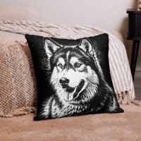 Alaskan Malamute Throw Pillow product image (2)