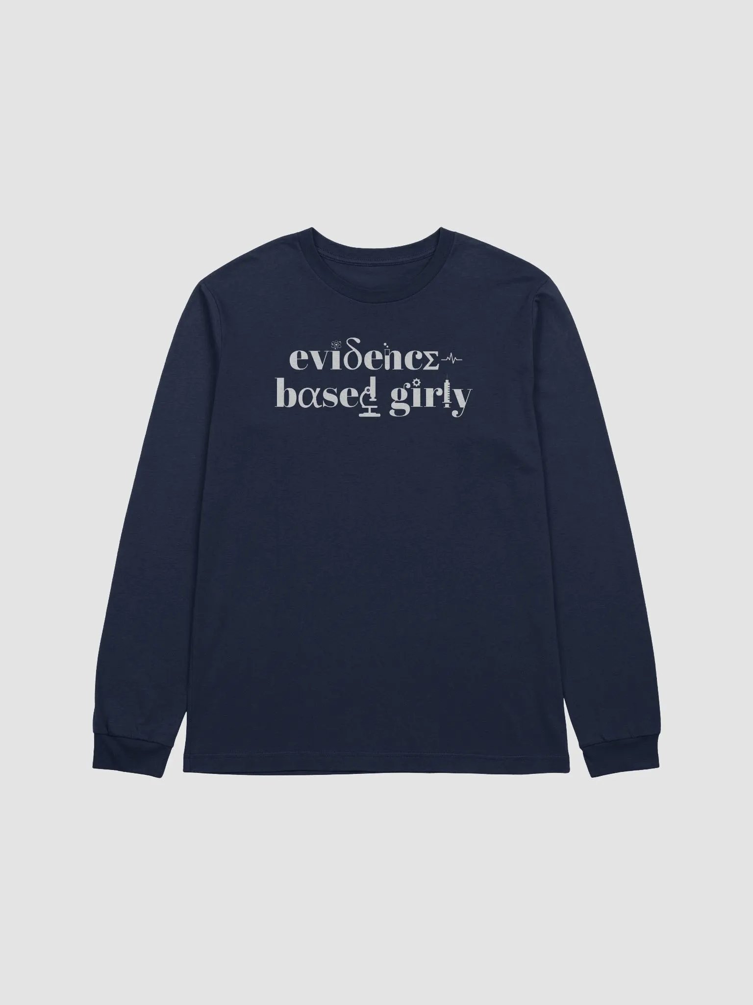 evidence-based girly (long sleeved tee) product image (25)