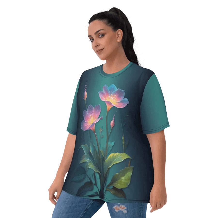 Floral Themed All Over Print T-shirt product image (10)