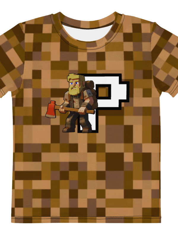 Patient PixelZ Kids T-Shirt (Pixel Brown) product image (5)