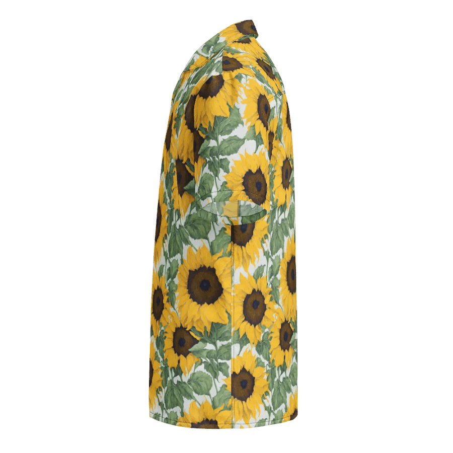 Floral Pattern Sunflower Flowers Hawaiian Shirt product image (3)