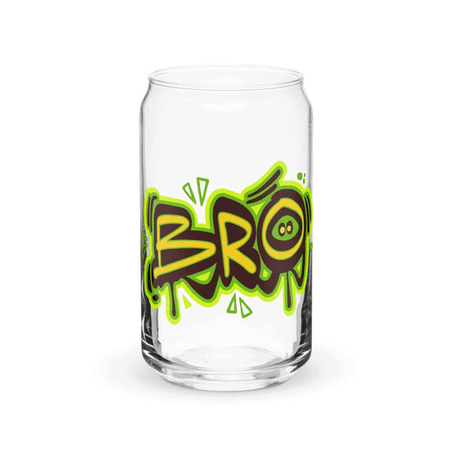 Graffiti Bro Glass: Urban Style Can-Shaped Glass product image (2)