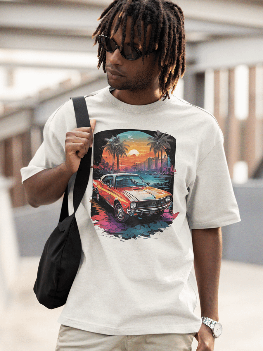 Cruisin' Sunset Oversized T-Shirt product image (24)