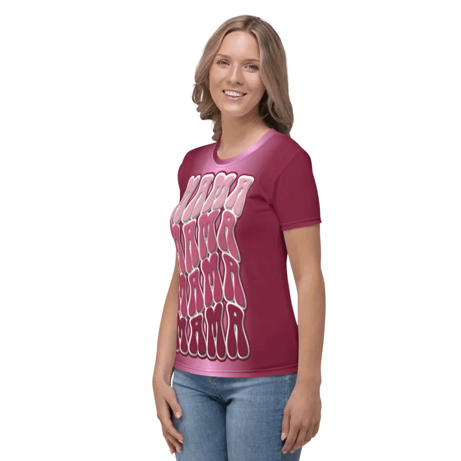 Mama All Over Print T-shirt product image (4)