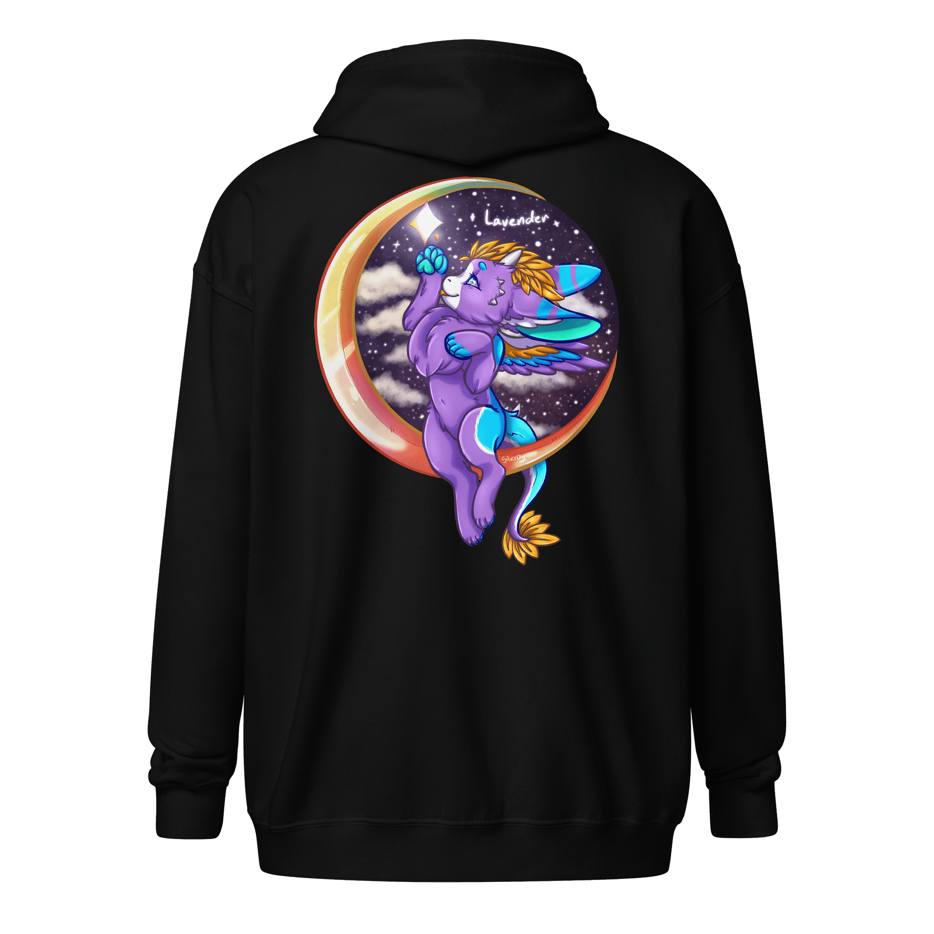 Stars Night Sky Zip-Up Hoodie product image (7)