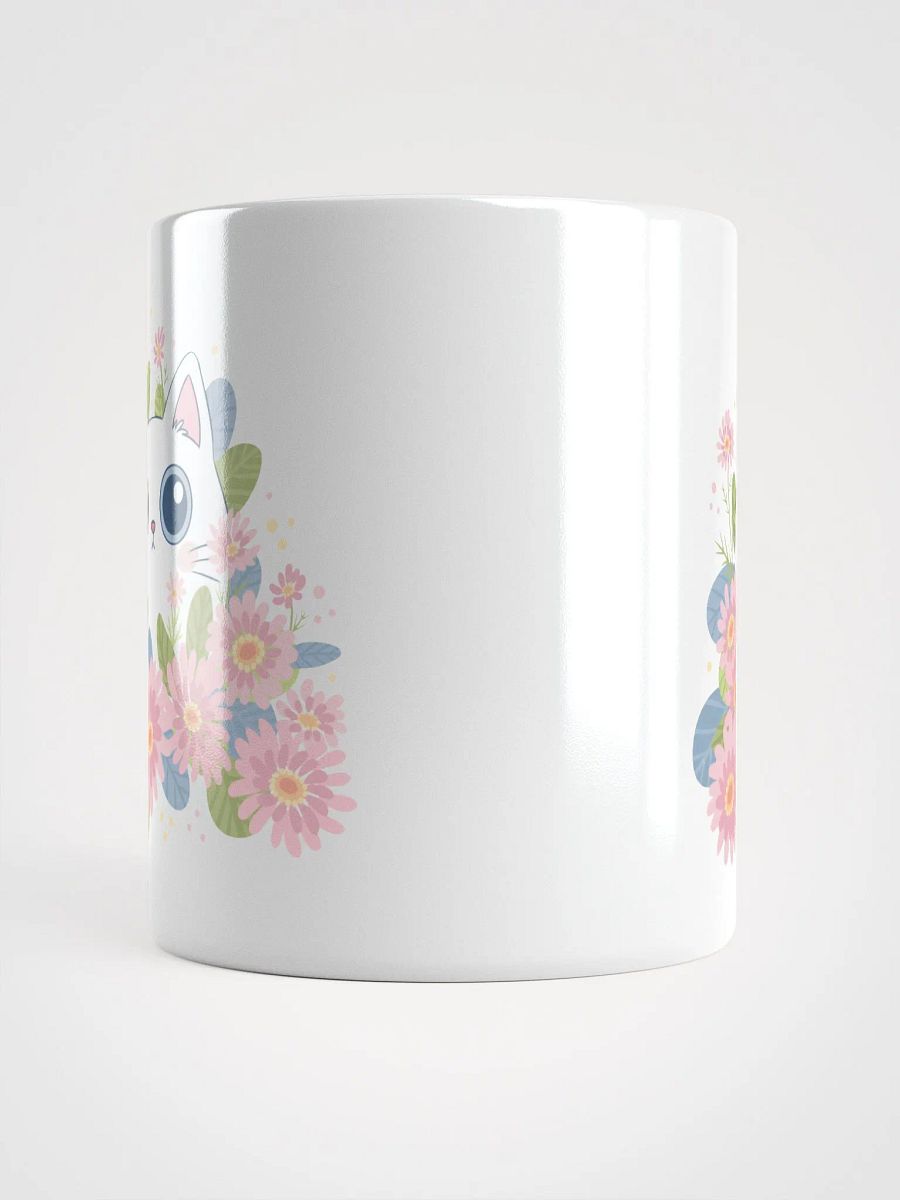 Whimsical Cat and Flowers Mug product image (9)