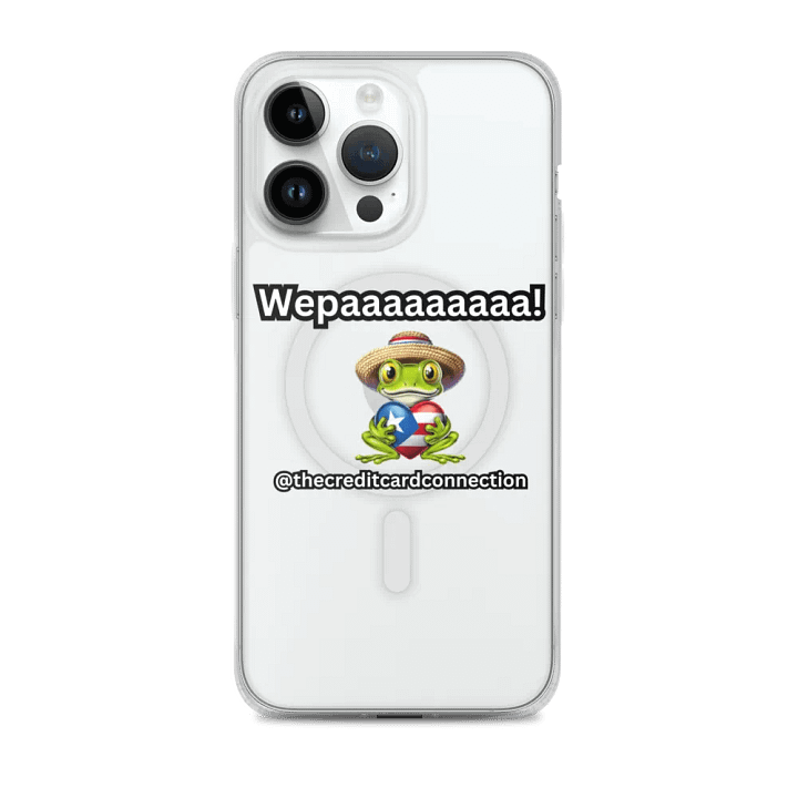 Wepaaaaaaa! Coqui Frog MagSafe® Clear iPhone® Case product image (2)