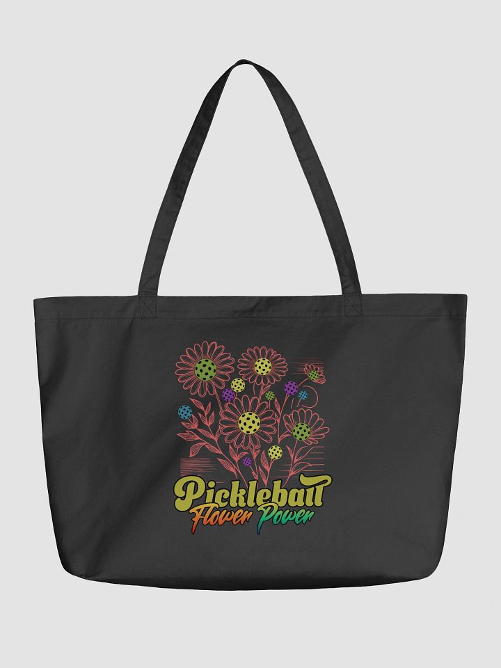Pickleball Flower Power Tote product image (2)