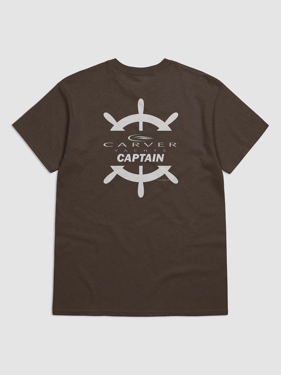 Carver Captain - T-Shirt - Dark Shirt w/White Logo product image (4)