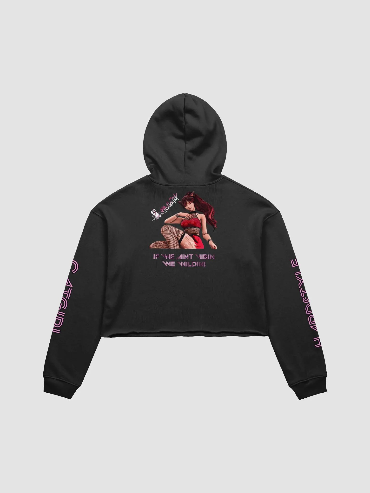 Hardstyle Catgirl Crop Hoodie product image (1)
