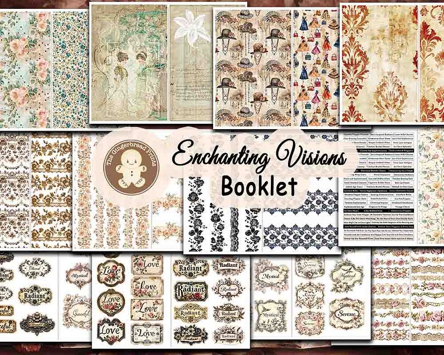 Enchanting Visions Ephemera Booklet Digital Download product image (5)