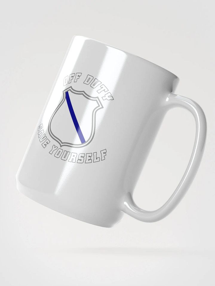 "Off Duty, Save Yourself" Police Coffee Cup product image (2)