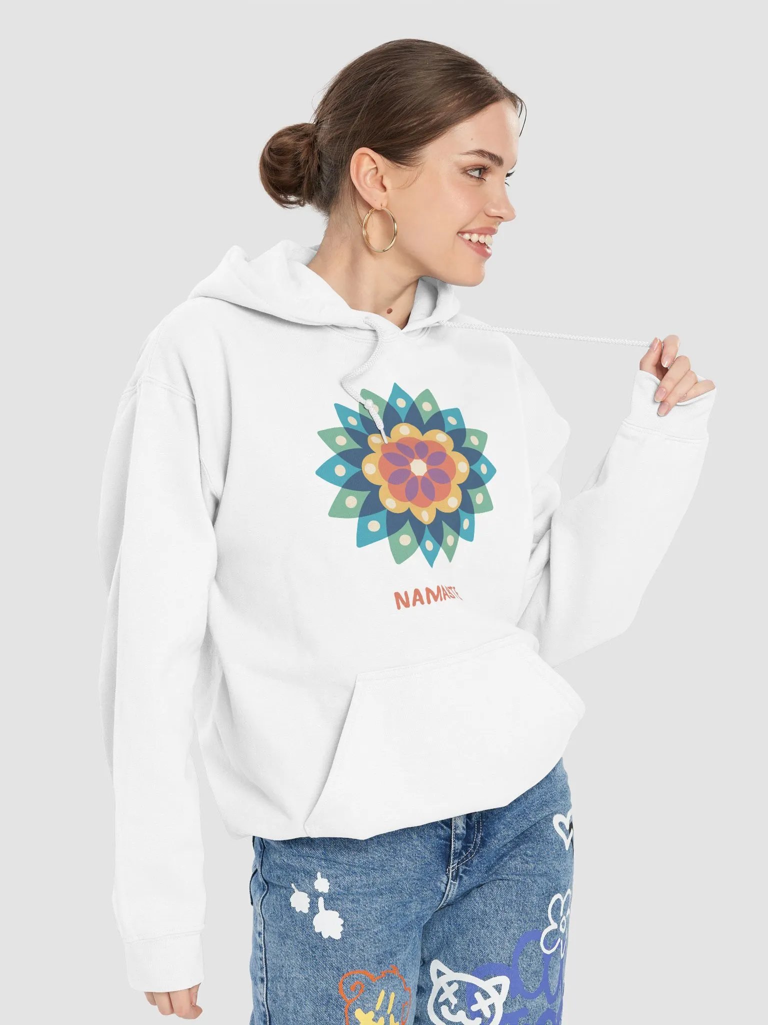 Namaste Mandala Classic Hoodie product image (62)