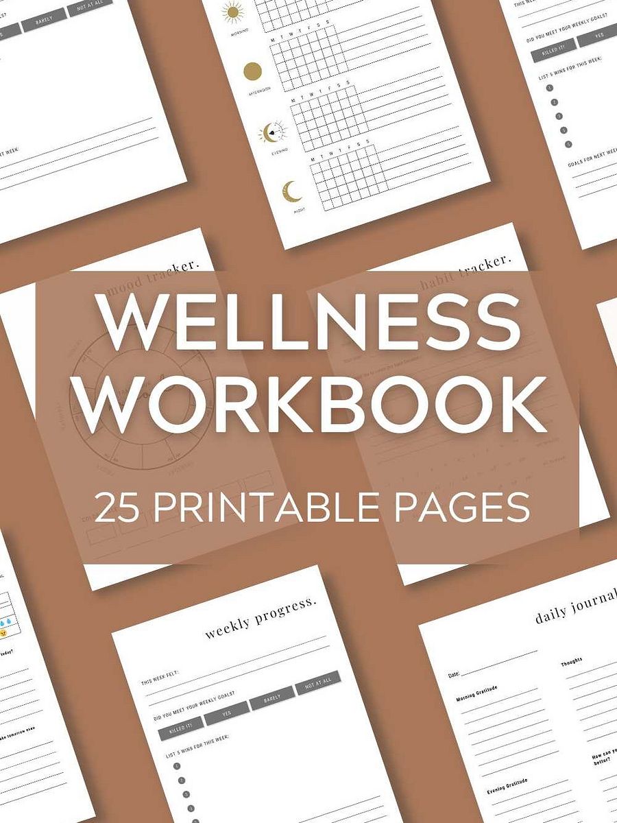 Printable Wellness Workbook product image (3)