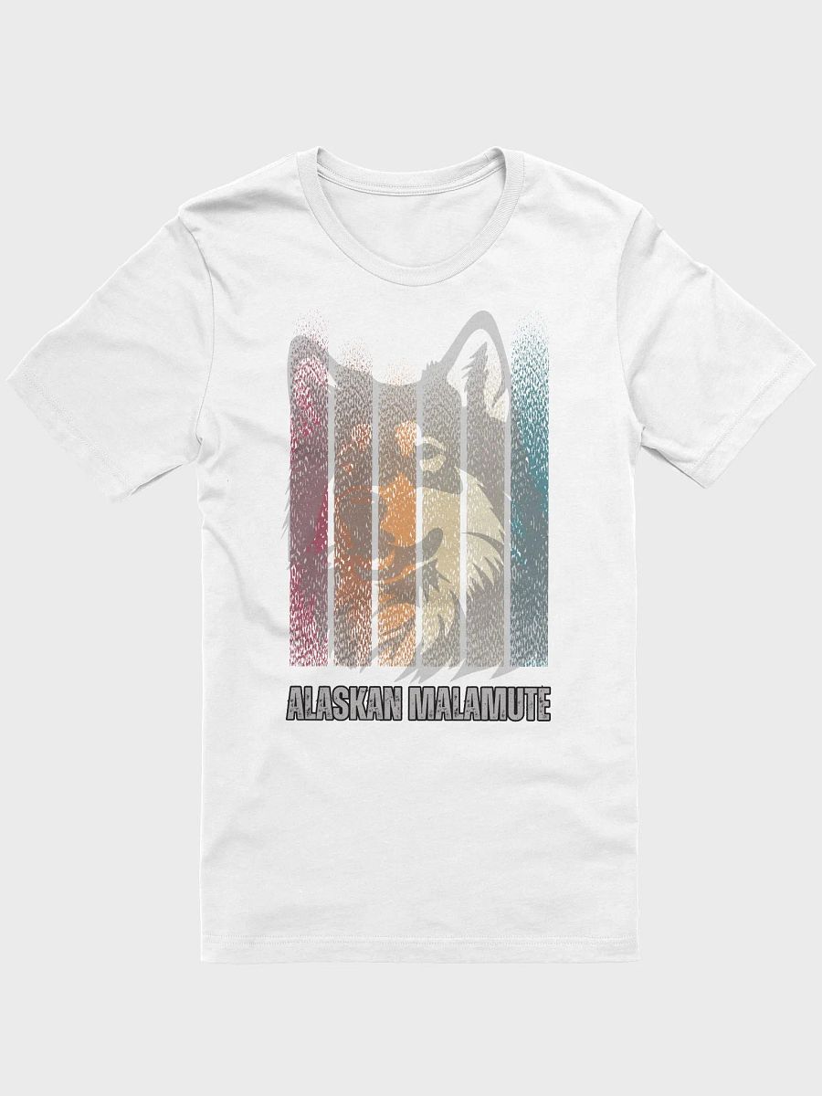 Alaskan Malamute Light Gradation Color Regular Fit T-shirt product image (3)