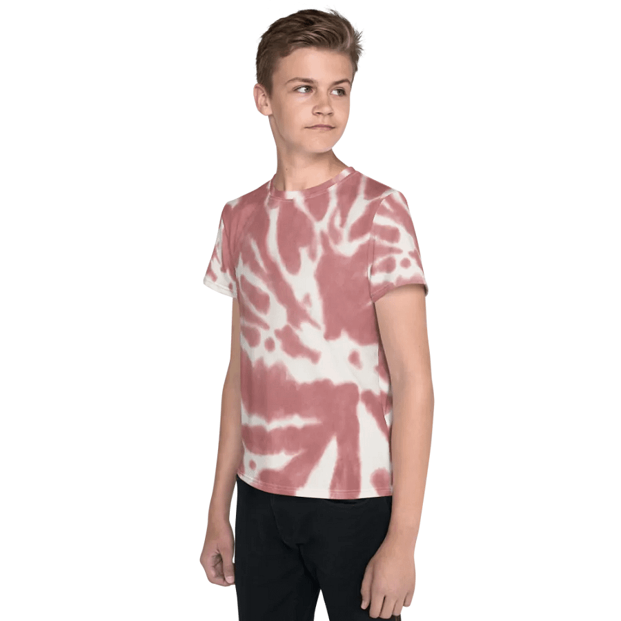 Marbled Pink Youth T-Shirt product image (7)