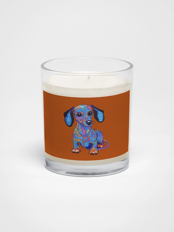 Psychedelic Dachshund #1 - Soy Candle product image (1)