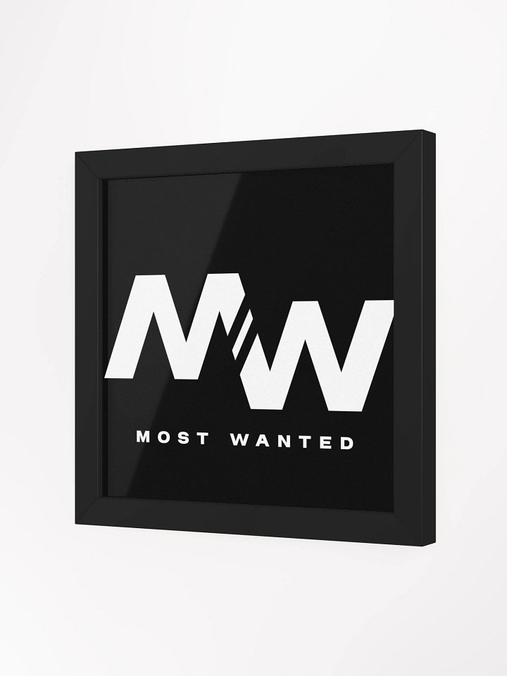 Most Wanted "MW" Framed Poster product image (10)