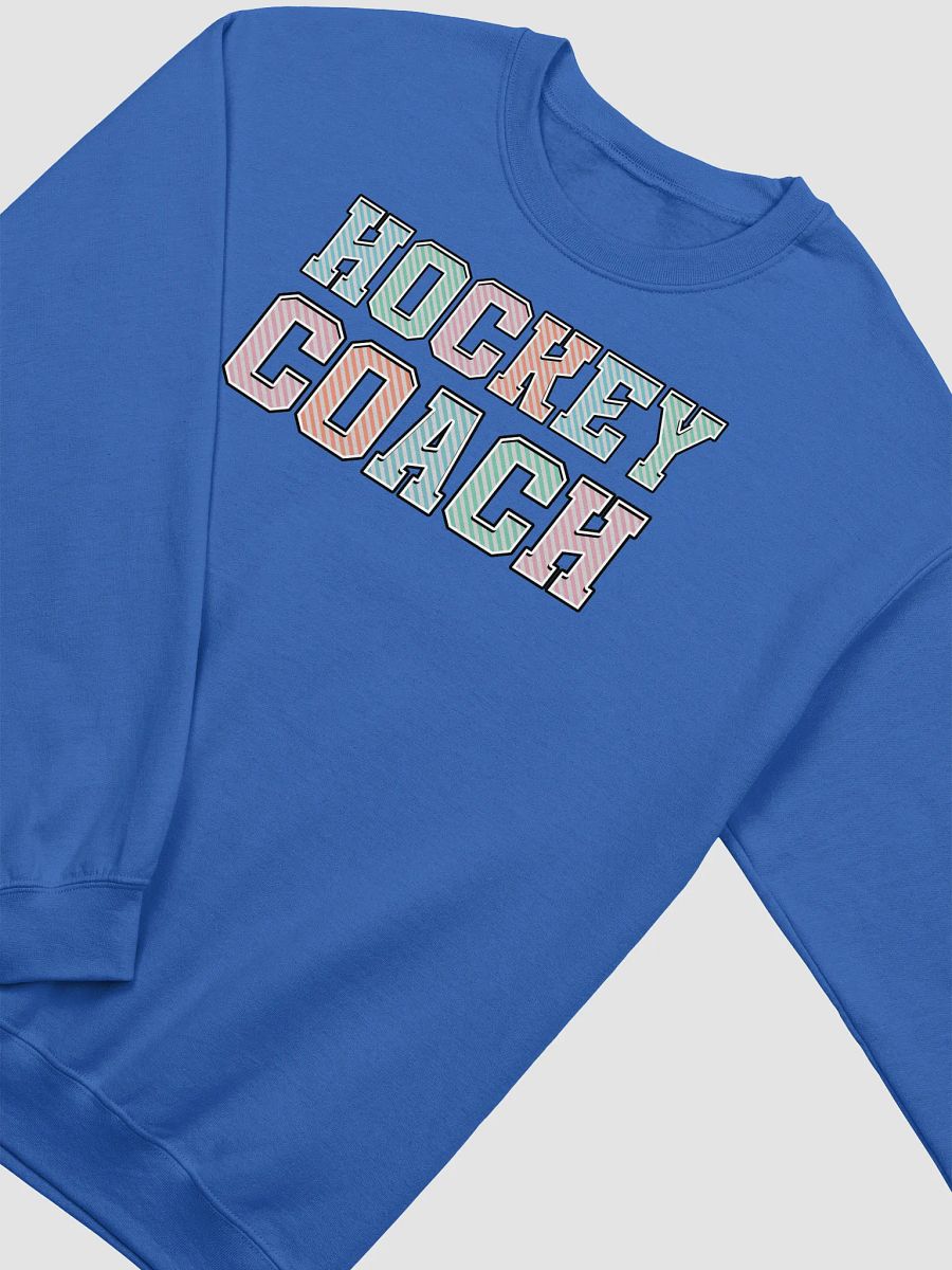 Hockey Coach Vibrant Crewneck Sweatshirt product image (12)