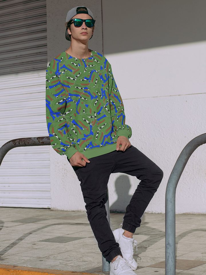 $PEPE Full Printed Unisex Sweatshirt product image (1)