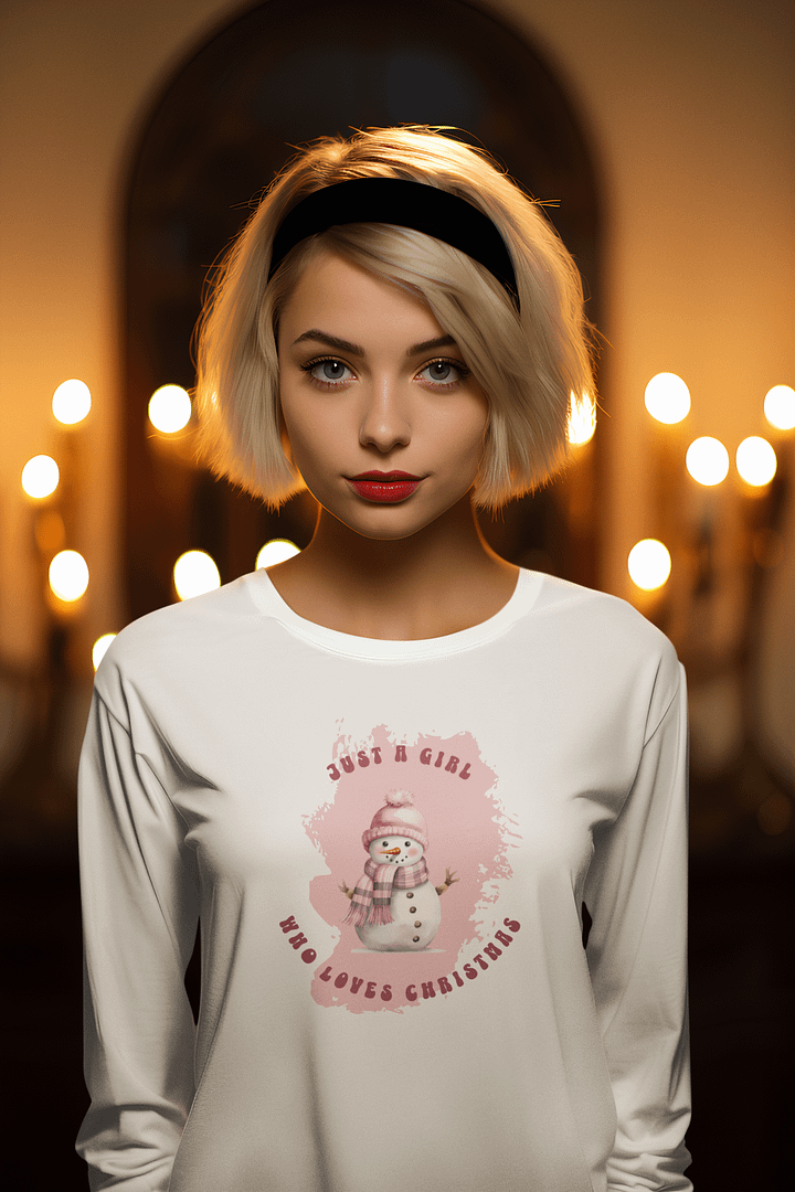 Just a Girl Long Sleeve Tee product image (1)