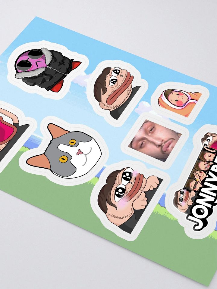 JonnyBebop Sticker Sheet & 8-Bit Backdrop product image (2)