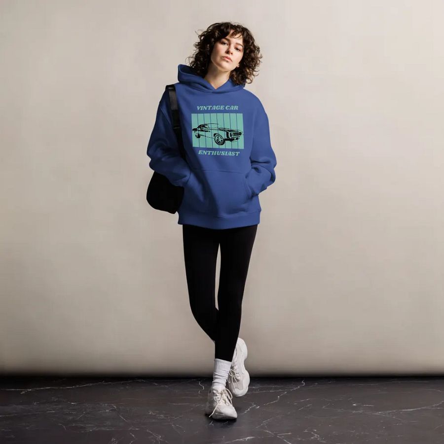 Vintage Car Enthusiast Oversized Hoodie product image (9)
