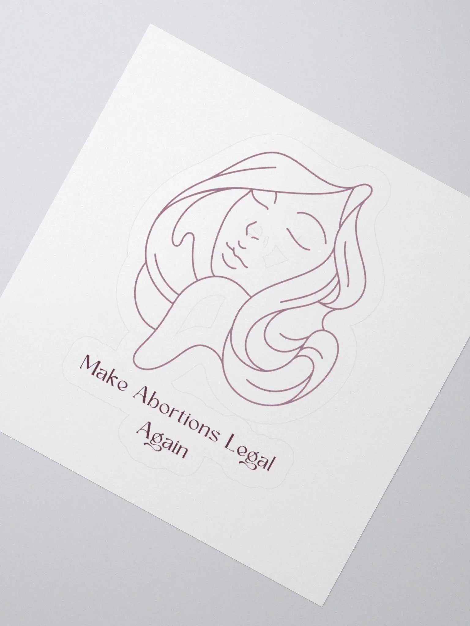 Make abortions legal again stickers product image (2)