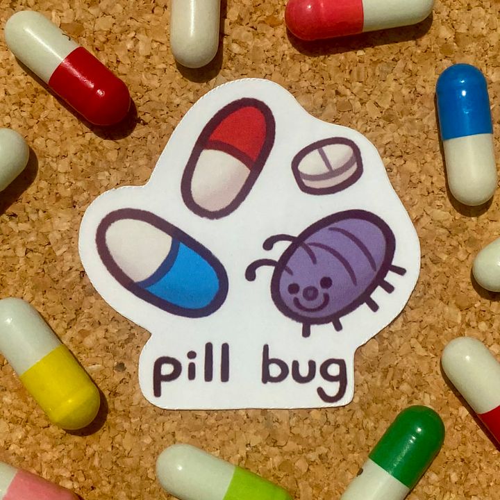 Pill Bug Sticker product image (1)