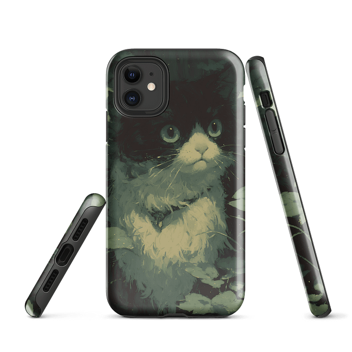 Whimsical Forest Cat iPhone Case product image (1)