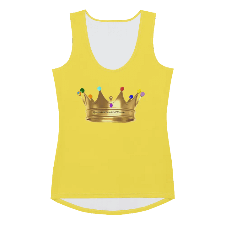 Queendom Beautiful Women Crown Tank Top/Yellow (TM) product image (1)