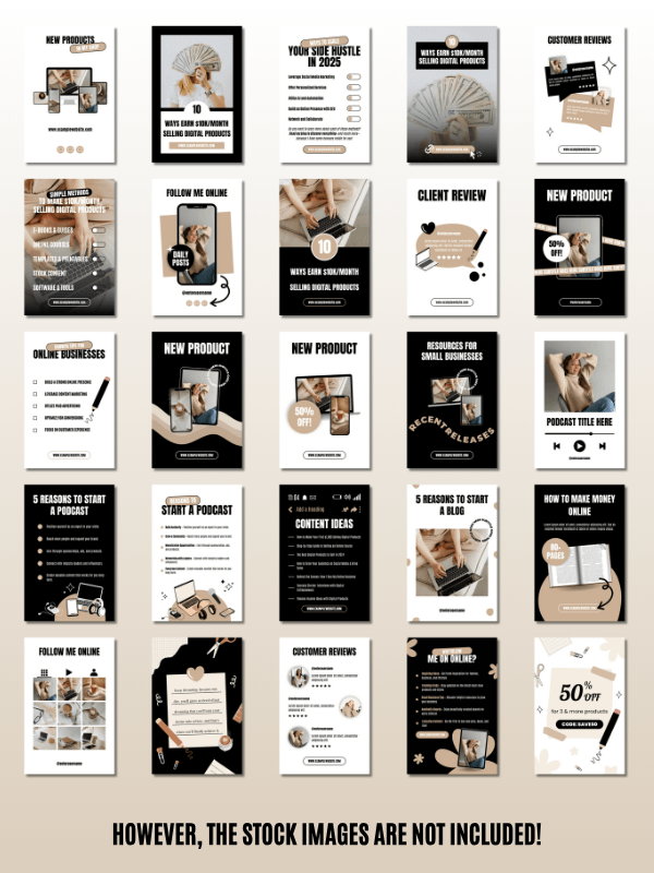 MRR/PLR Pinterest Templates for Bloggers product image (3)