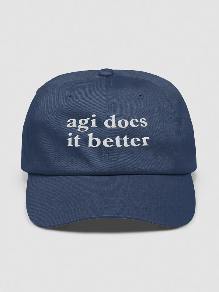 agi does it better cap / hat - 100% cotton - embroidered product image (1)