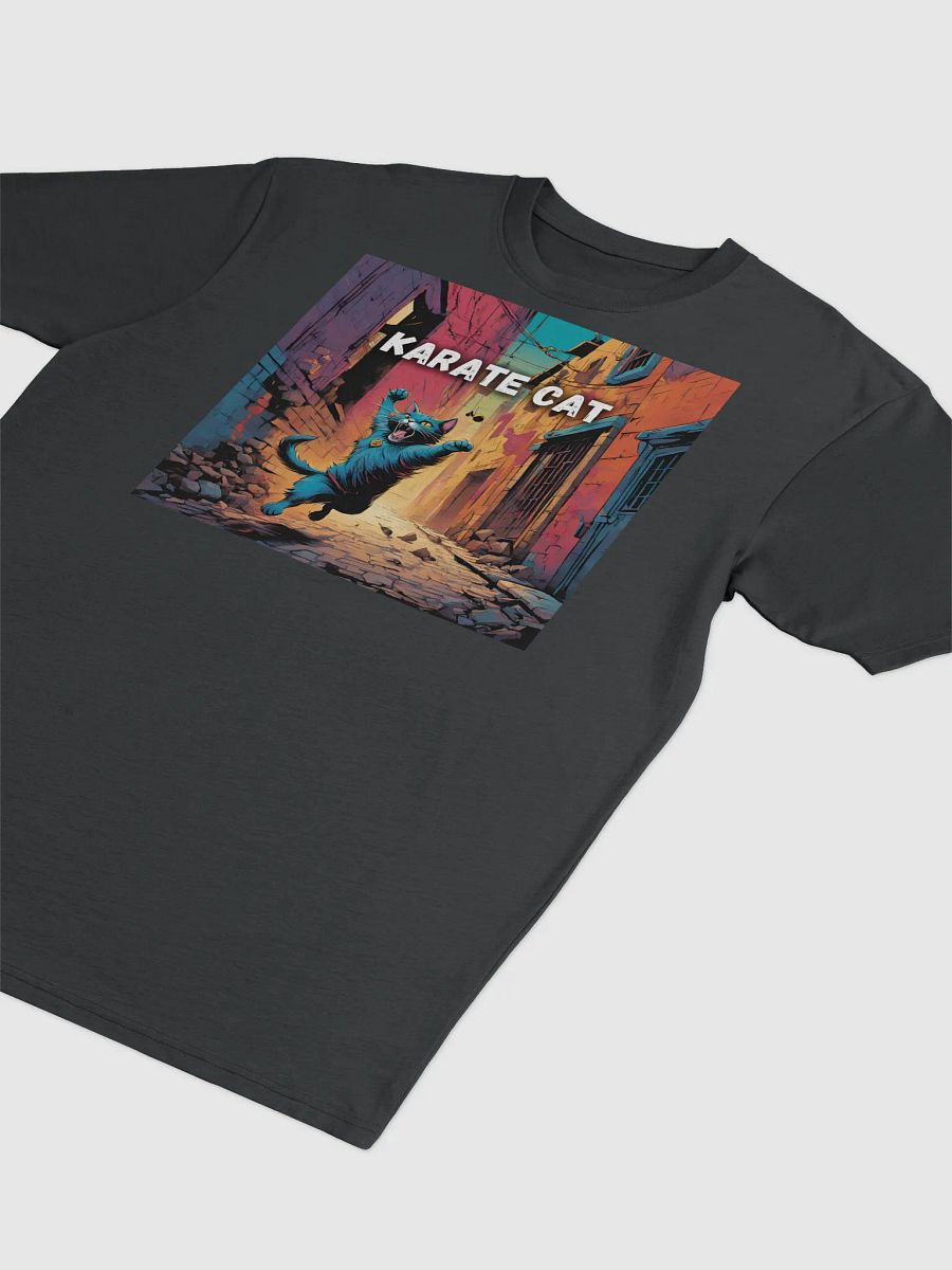 Karate Cat in Action Premium Heavyweight Tee product image (3)
