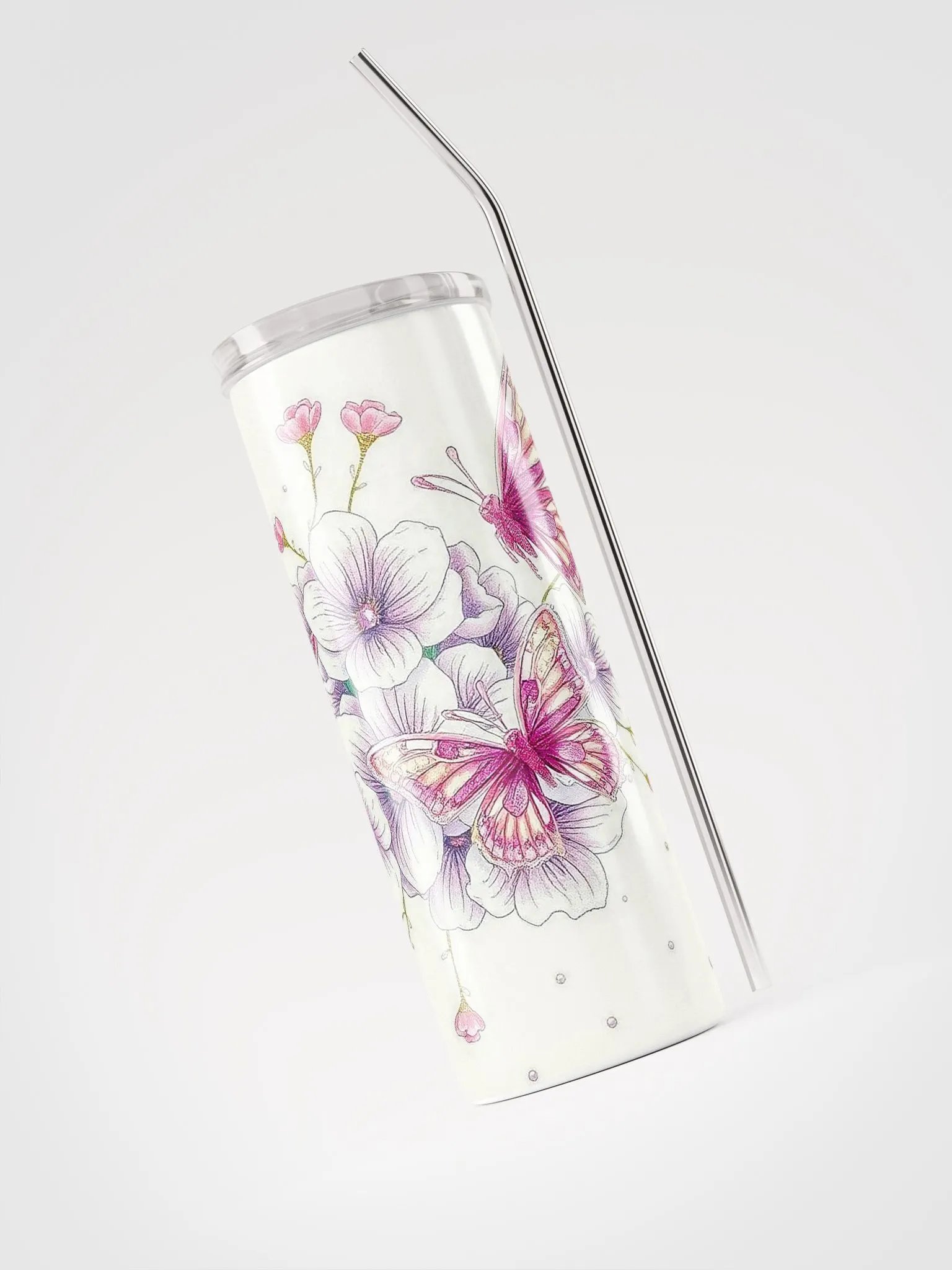 Magenta Butterfly Dreams Tumbler product image (4)