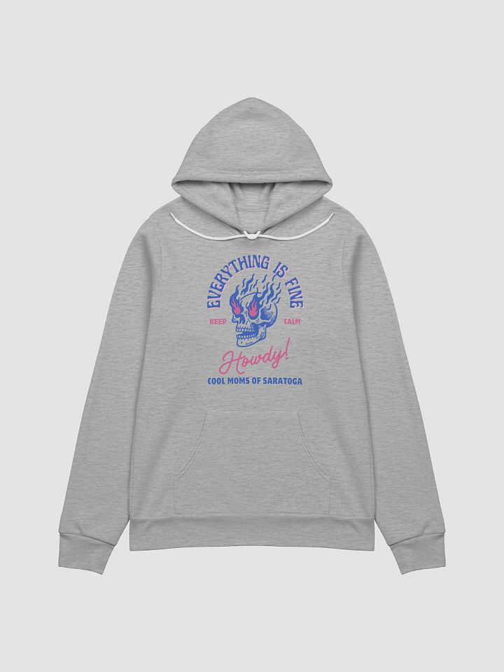 Everything in Fine Cool Moms of Saratoga Skull Hoodie product image (3)