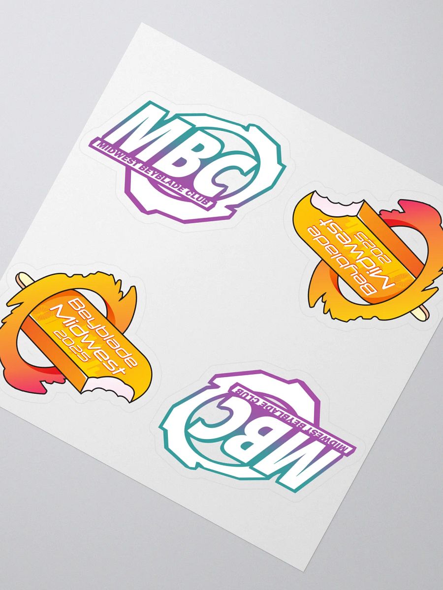 Midwest Beyblade Club Sticker Set product image (2)