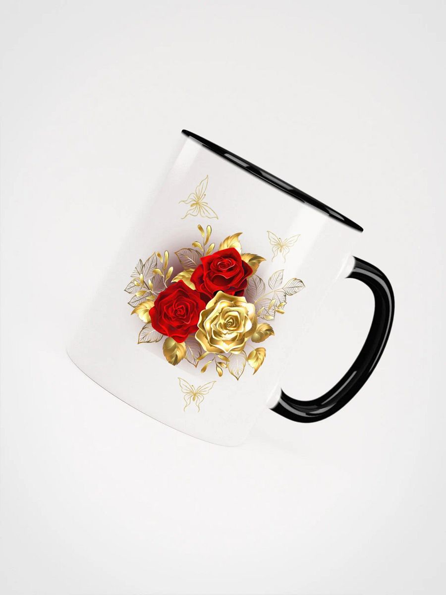 Golden Rose Elegance Ceramic Mug product image (8)