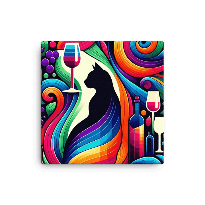 Canvas (in): Cats and Wine product image (1)