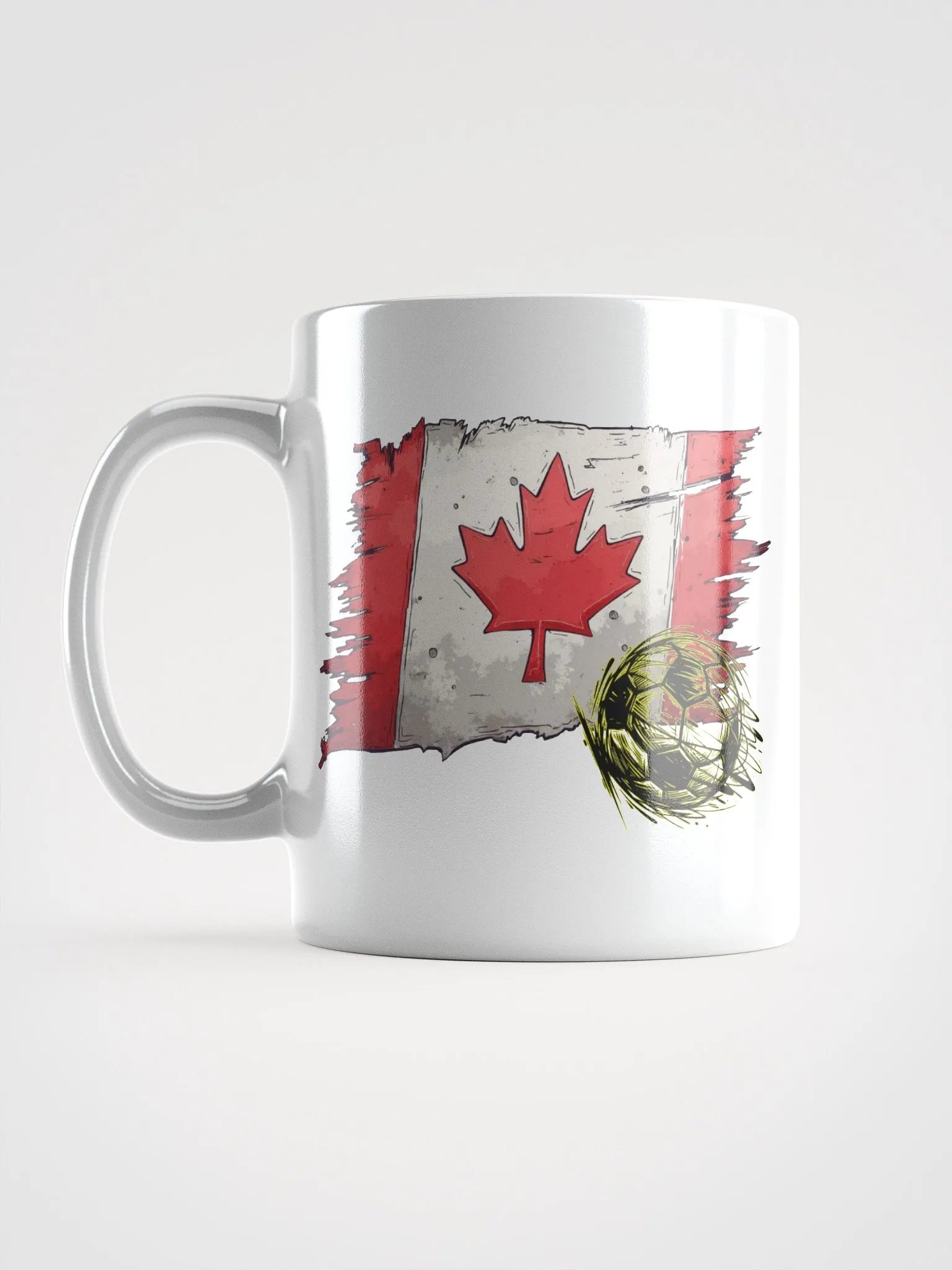 Canada Flag Soccer Football Mug product image (1)