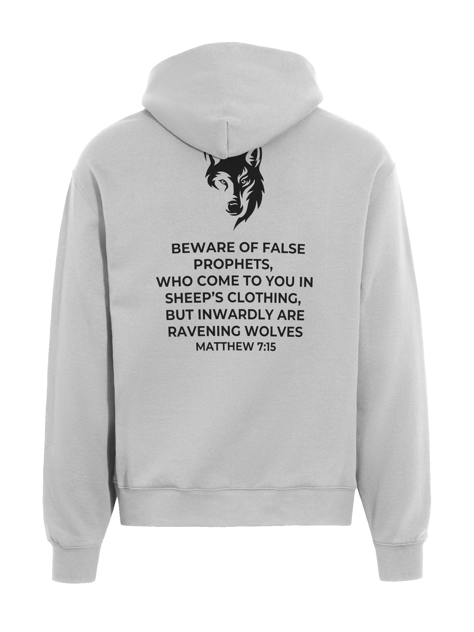 Matthew 7:15 Eclipse Oversized Hoodie [Dark] product image (1)