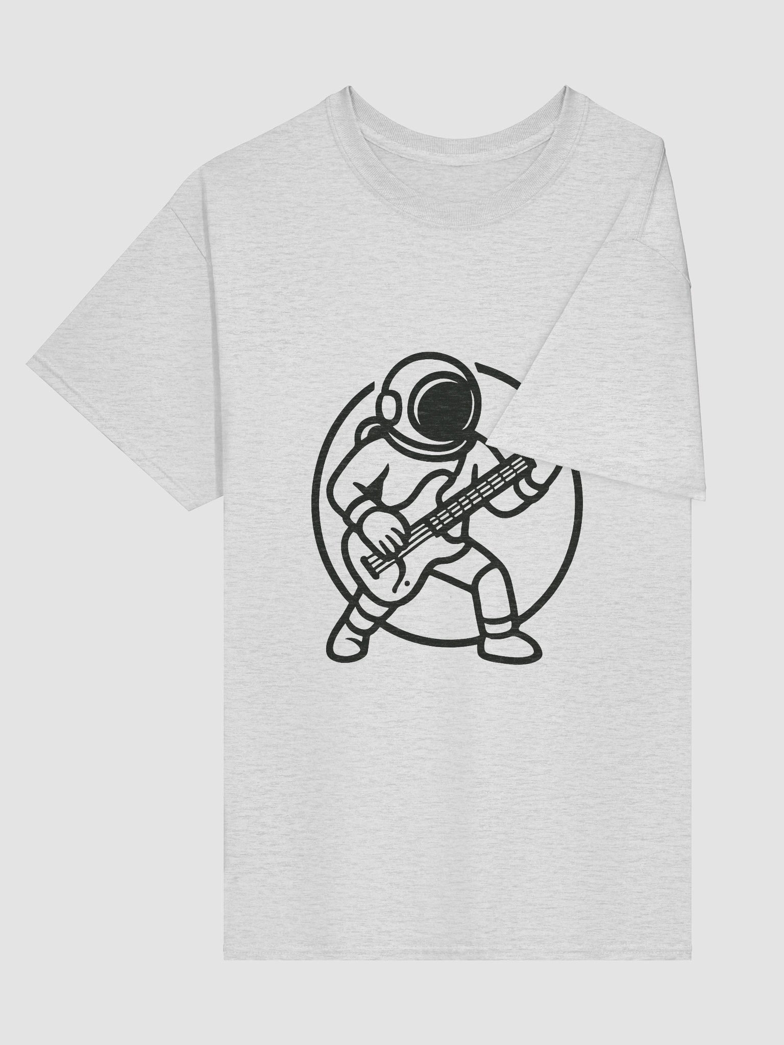 Holidays On Mars | Astronaut Bass Player T-shirt (light colours) product image (8)