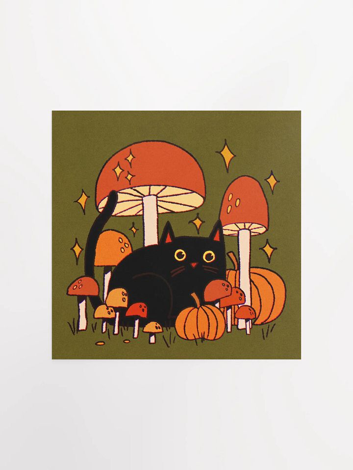Pumpkin Cat Print product image (2)